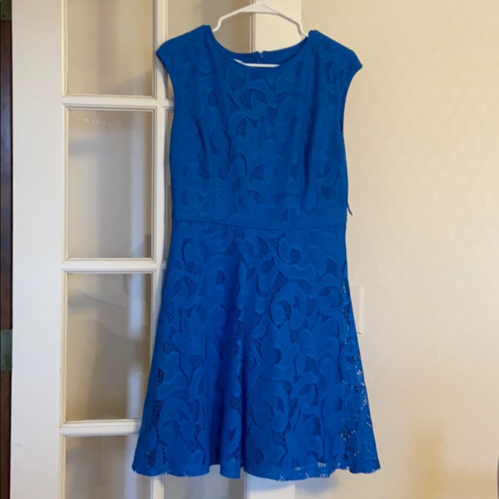 Wisp petites royal blue dress size 10 petite.